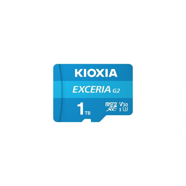 1TB KIOXIA EXCERIA G2 MICRO SDXC U3 V30 4K 100 MB/s LMEX2L001TG2