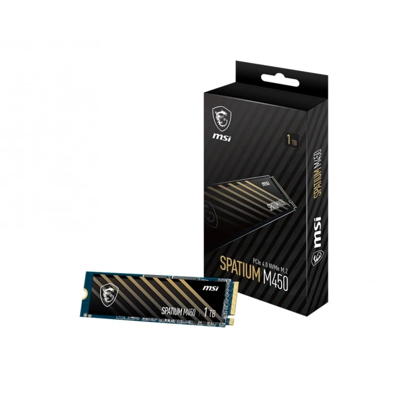 1TB MSI SPATIUM M450 PCIE 4.0 NVME M.2 V1 3400/2400MB/s