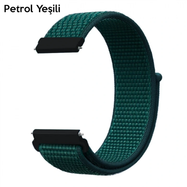 ALLY 20MM Huawei Watch Galaxy Watch Classic Kayış Kordon Nylon Loop