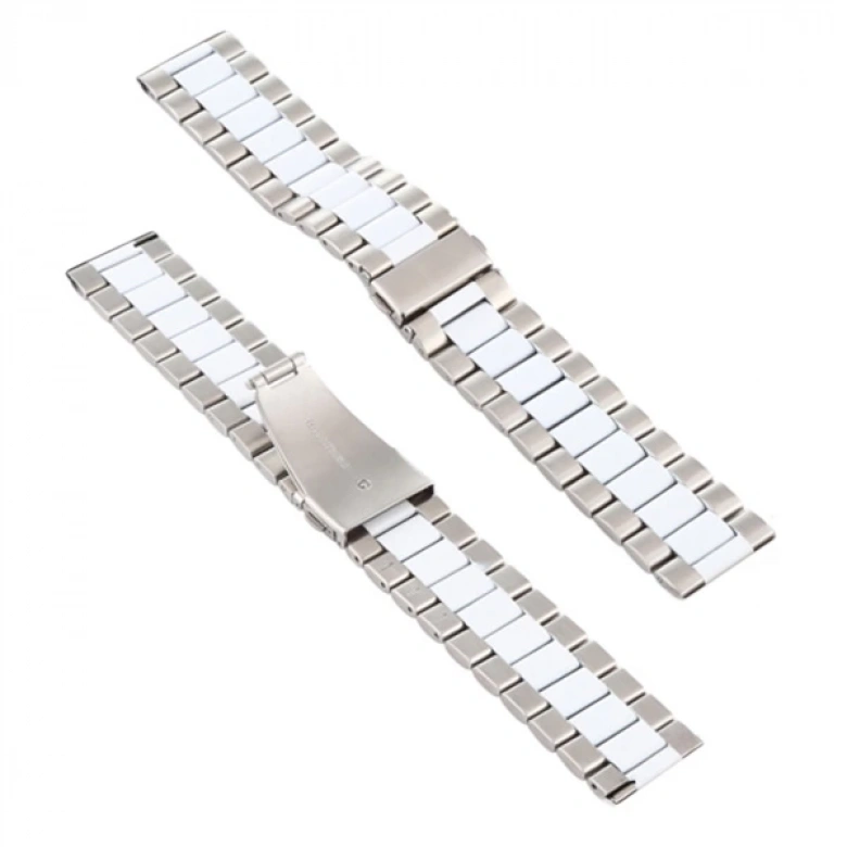 22MM Gear S3 Watch 4 -GT2 GT2E 46MM Kayış,Kordon Seramik Paslanmaz Çelik