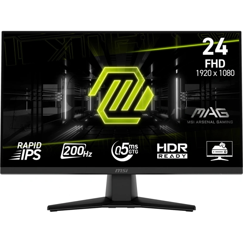 23.8 MSI MAG 242F 0.5MS 200HZ FLAT RAPID IPS FREESYNC MONITOR