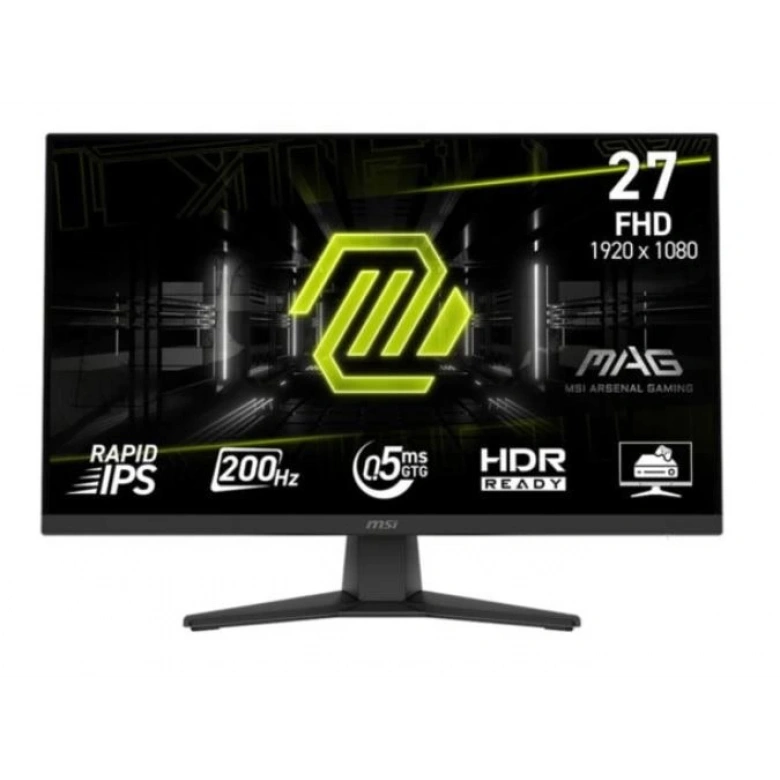 27 MSI MAG 272F 0.5MS 200HZ FHD IPS MONITOR