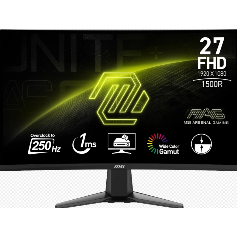 27 MSI MAG 27C6X VA FHD 1500R 1MS 250HZ CURVED
