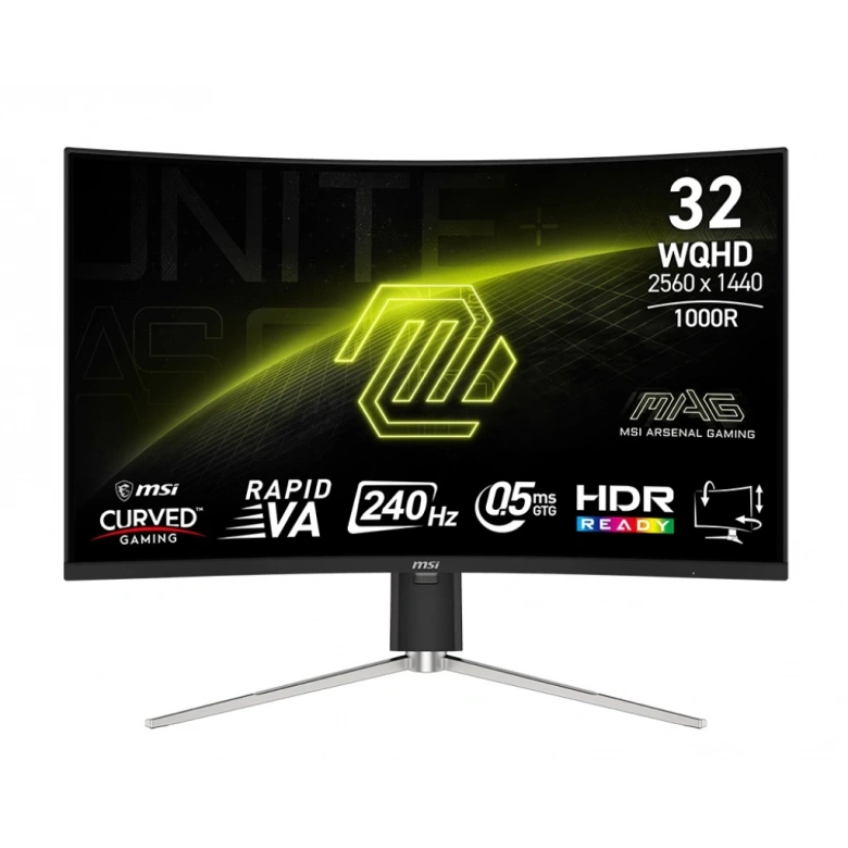 31.5 MSI MAG 325CQRXF E2 0.5MS 240HZ WQHD CURVE 1000R RAPID VA