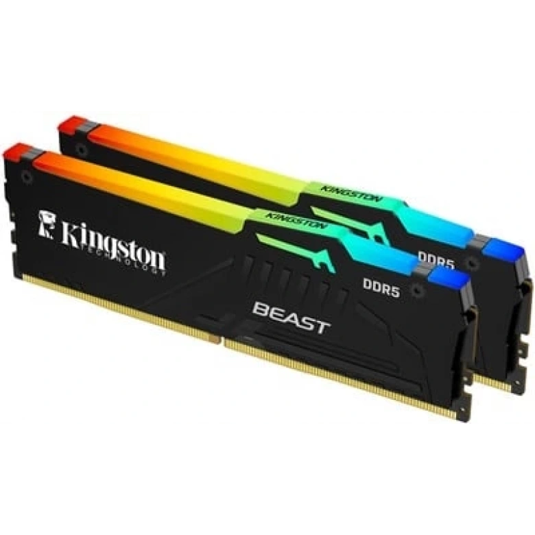 32GB DDR5 6400MHz CL32 KF564C32BBEAK2-32TR KINGSTON BEAST RGB 2x16G