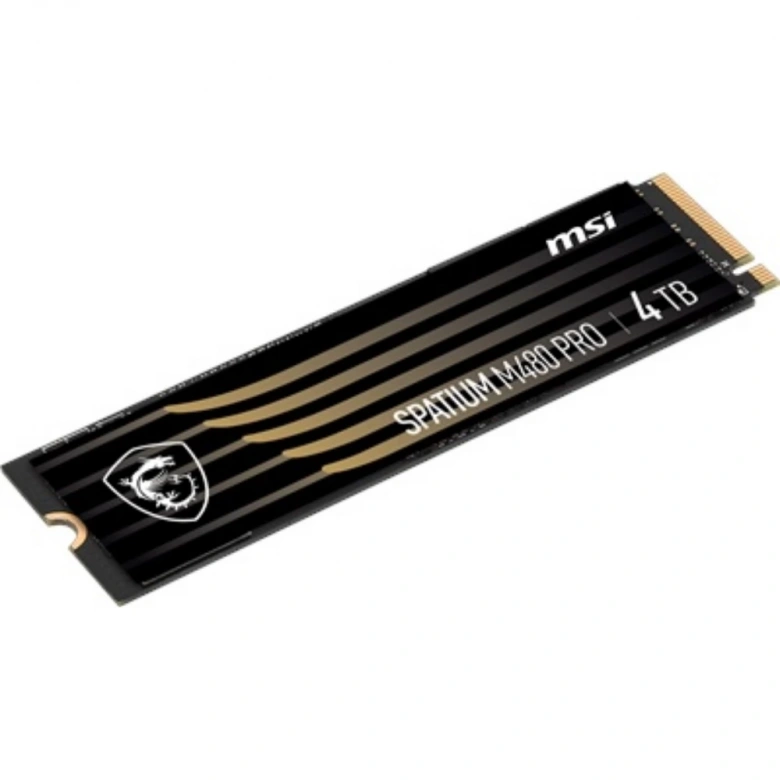 4TB MSI SPATIUM M480 PRO PCIE 4.0 NVME M.2 7400/7000MB/s