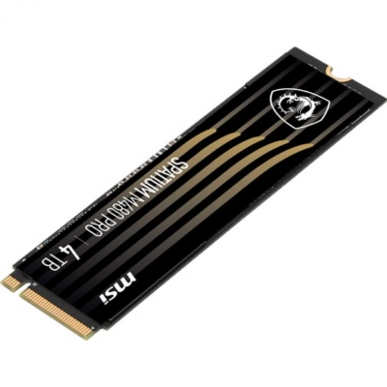 4TB MSI SPATIUM M480 PRO PCIE 4.0 NVME M.2 7400/7000MB/s