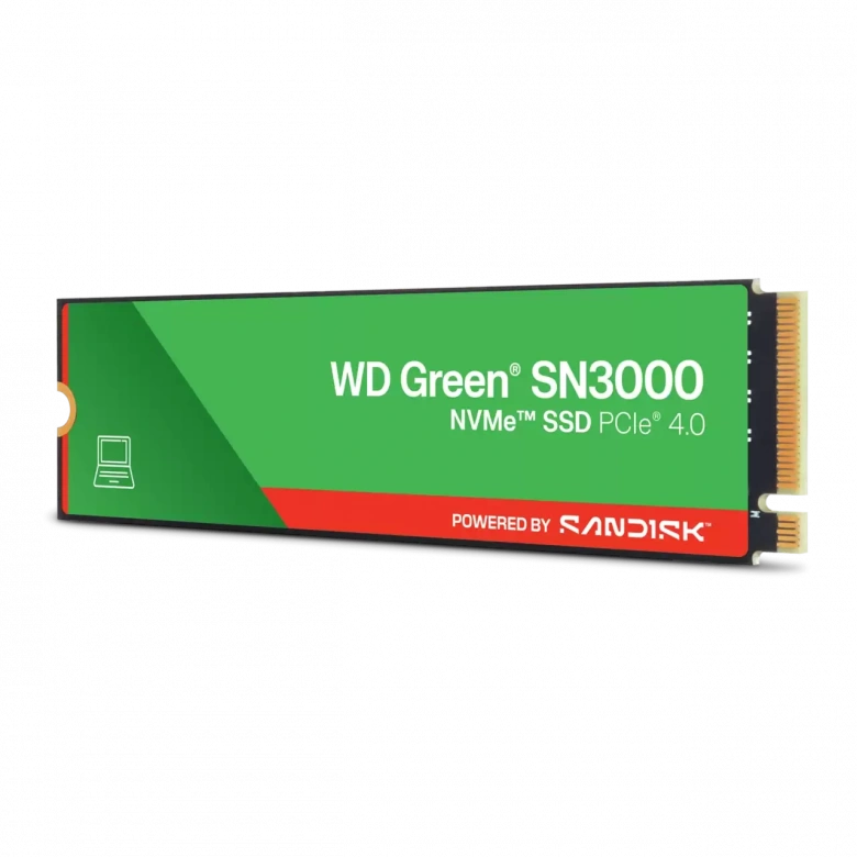 500GB WD GREEN M.2 NVMe SN3000 5000/4000MB/s WDS500G5G0E SSD