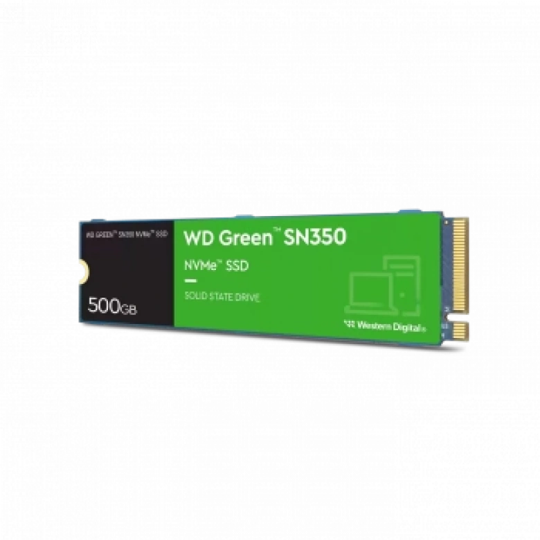 500GB WD GREEN SN350 M.2 NVMe 2400/1500MB/s WDS500G2G0C SSD