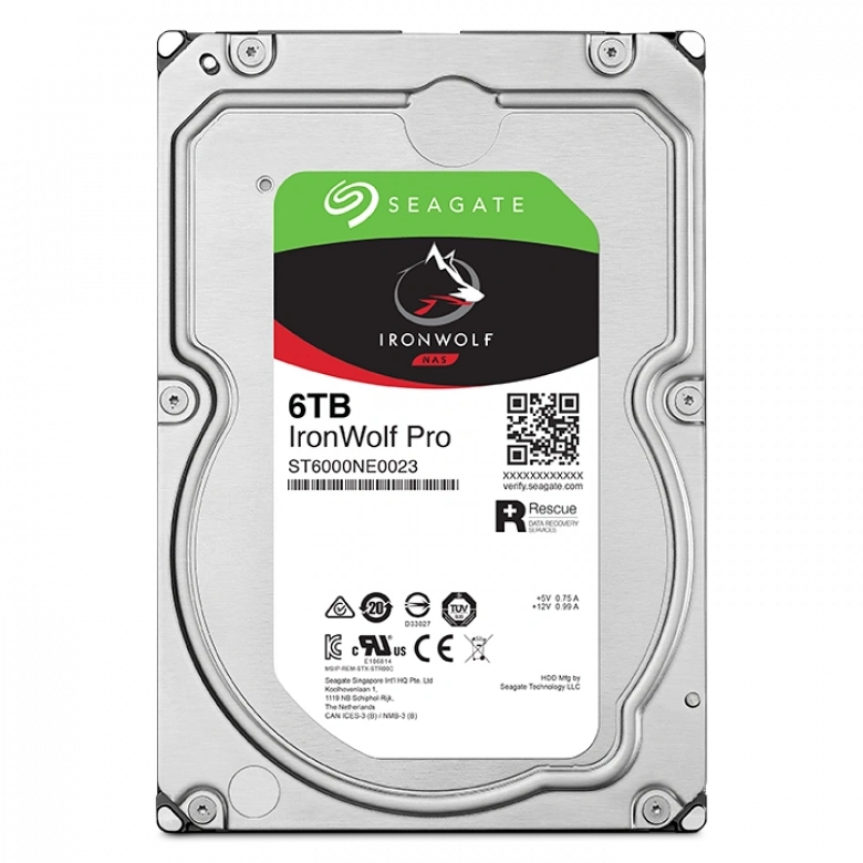 6TB SEAGATE IRONWOLF 7200RPM 256MB ST6000NT001