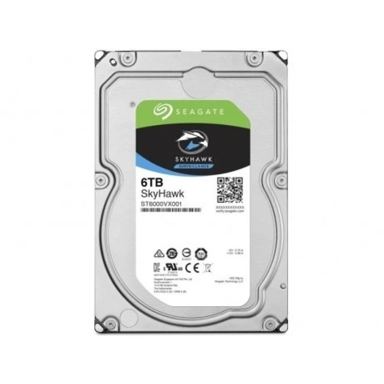 6TB SEAGATE SKYHAWK 256 MB 7/24 RV ST6000VX001
