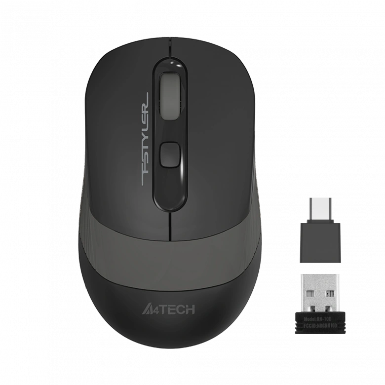 A4 TECH FG10CS OPTIK MOUSE SILENT GRİ 2000 DPI