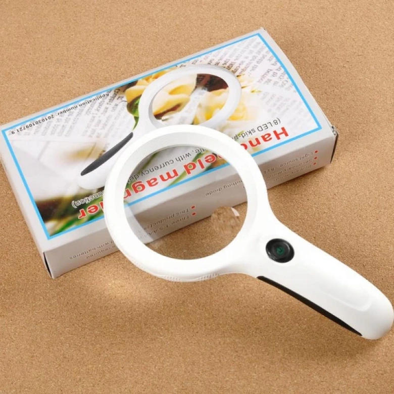 A9588 Uv Işıklı 8x Büyük Büyüteç