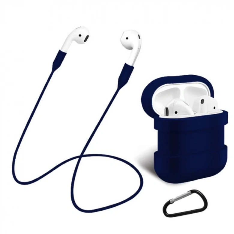 Airpods İçin Renkli Strap Kulaklık Askısı Darbe Emici Silikon Kılıf