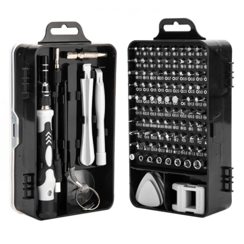 ALLY 117 Parça Profesyonel Cep Telefonu Tablet Laptop Tamir Seti Tornavida Seti