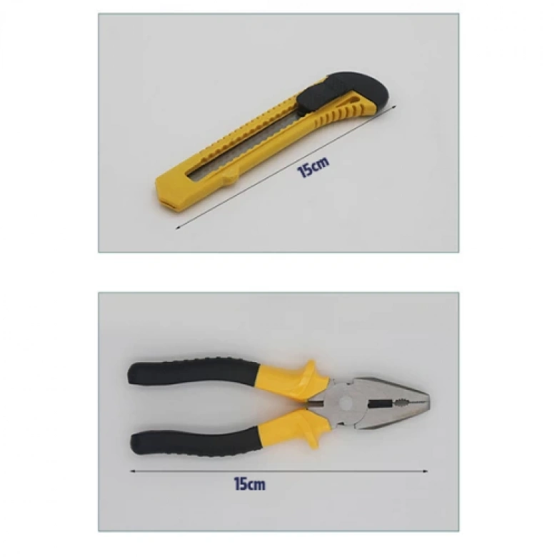 ALLY 12 Parça Çok Amaçlı Acil Durum Araç Ev Kutulu Tamir Seti 8012A