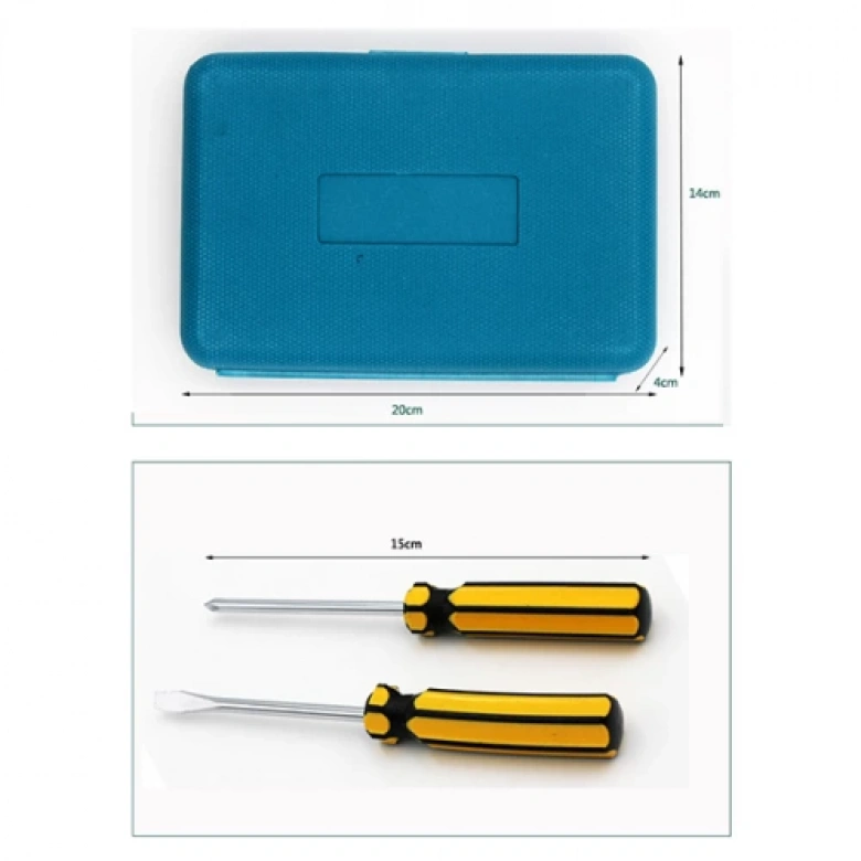 ALLY 12 Parça Çok Amaçlı Acil Durum Araç Ev Kutulu Tamir Seti 8012A