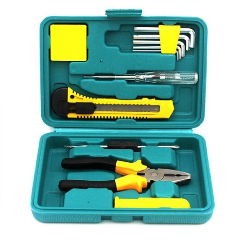 ALLY 12 Parça Çok Amaçlı Acil Durum Araç Ev Kutulu Tamir Seti 8012E