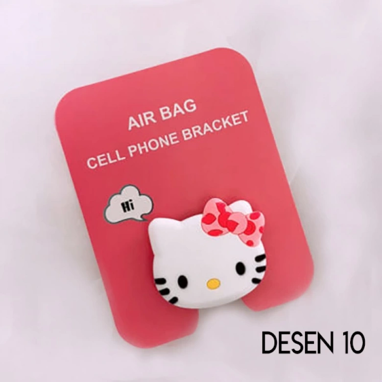 Ally 3d Sevimli Hayvanlar Pop Stand Telefon Tutucu