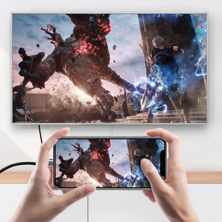 ALLY 4K HDMI to Type-C Dönüştürücü Adaptör 60Hz 20CM