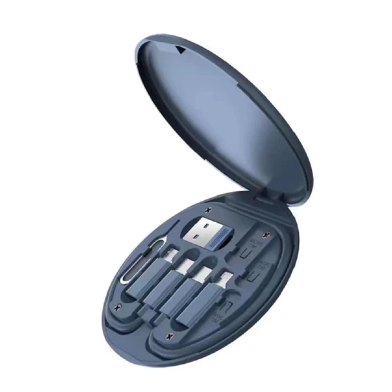 ALLY 6in1 iPhone+ Type-C Seyahat için 60W Hızlı Şarj Kablo Seti