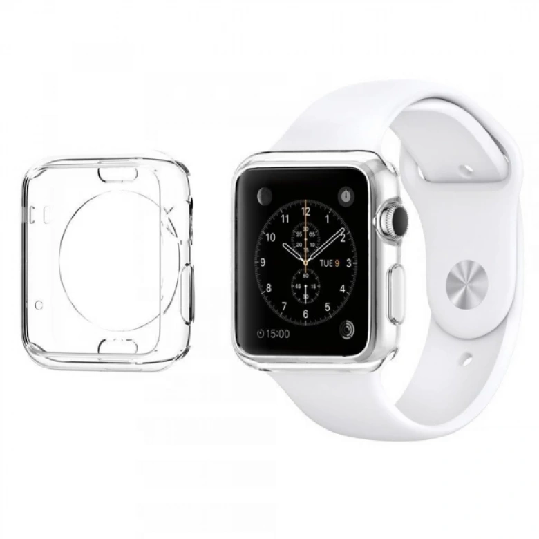 Ally Apple İwatch 1-2-3 38mm Ultra Slim Soft Silikon Kılıf