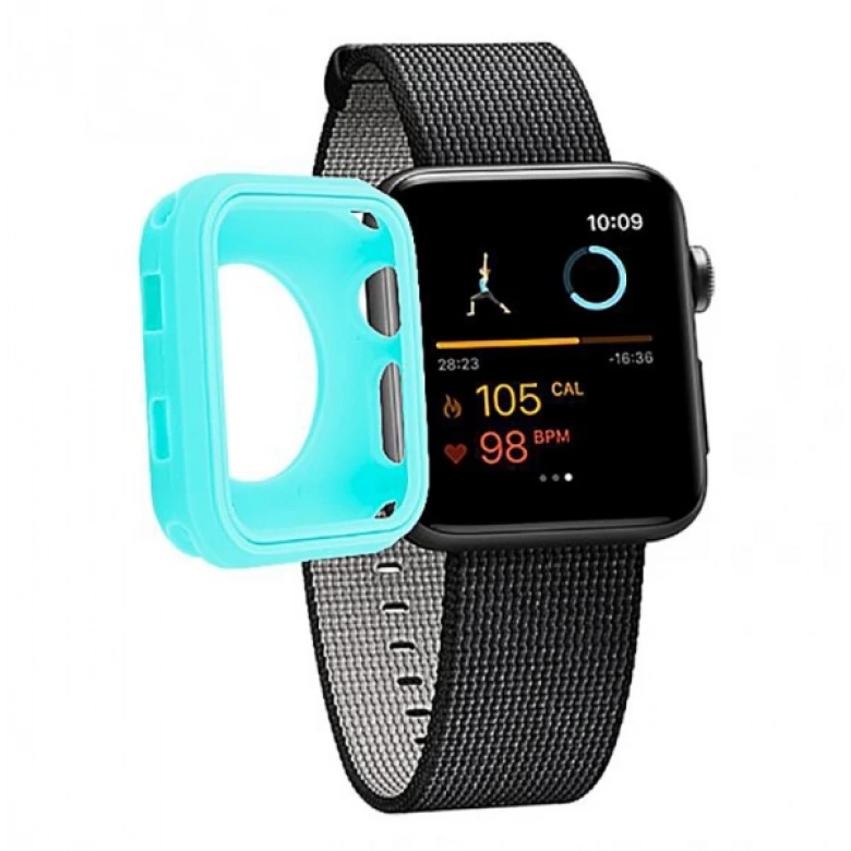 Ally Apple İwatch 38mm 2,3 Ultra Koruma Soft Silikon Kılıf