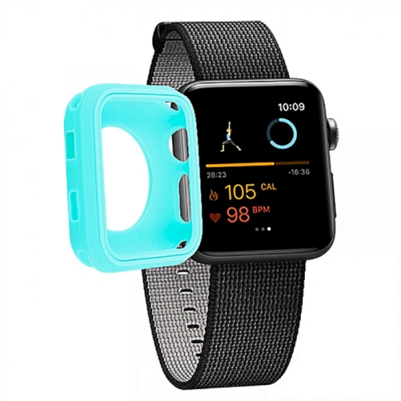 Ally Apple İwatch 42mm 2,3 Ultra Koruma Soft Silikon Kılıf