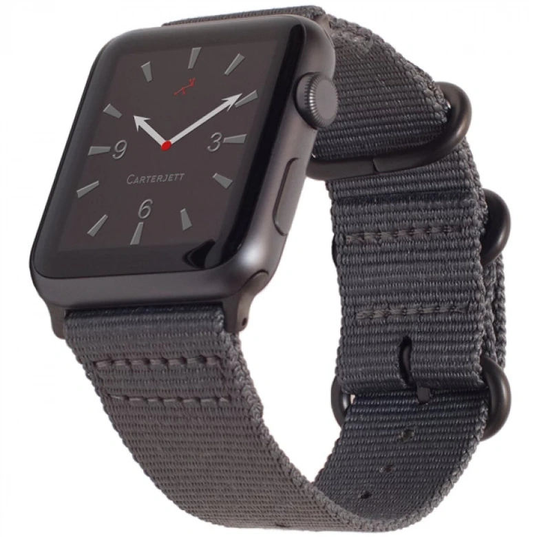 Ally Apple Watch 7-8 41mm 6-5-4 40mm Nylon Kayış 3 Tokalı 3-2-1 38mm