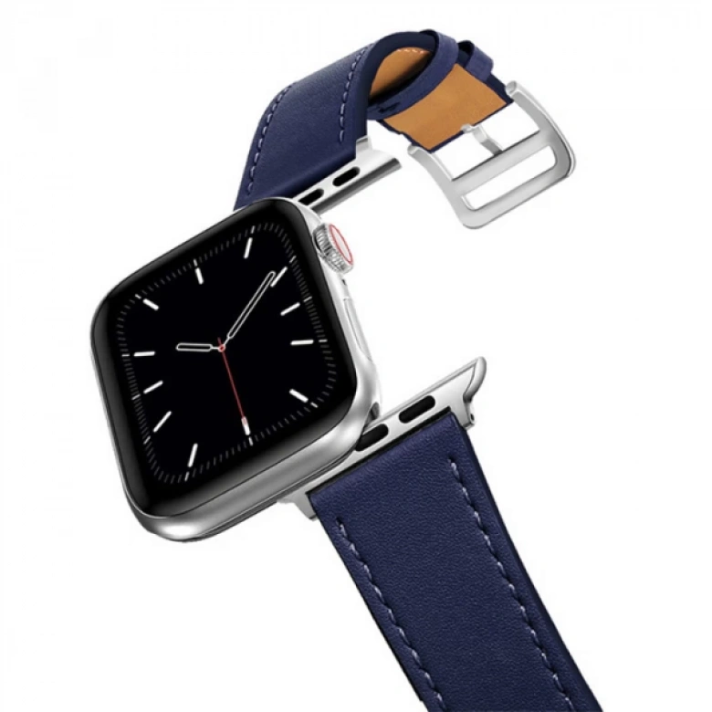 Ally Apple Watch 7-8 45mm 6-5-4 44mm Watch Ultra 49mm Single Coil Deri Kayış Kordon 3-2-1 42mm