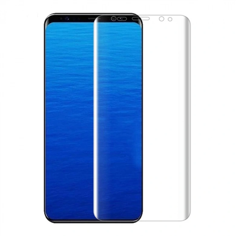 Ally Galaxy Note 9 3d Kavisli Şeffaf Darbe Emici Ekran Koruyucu Pet