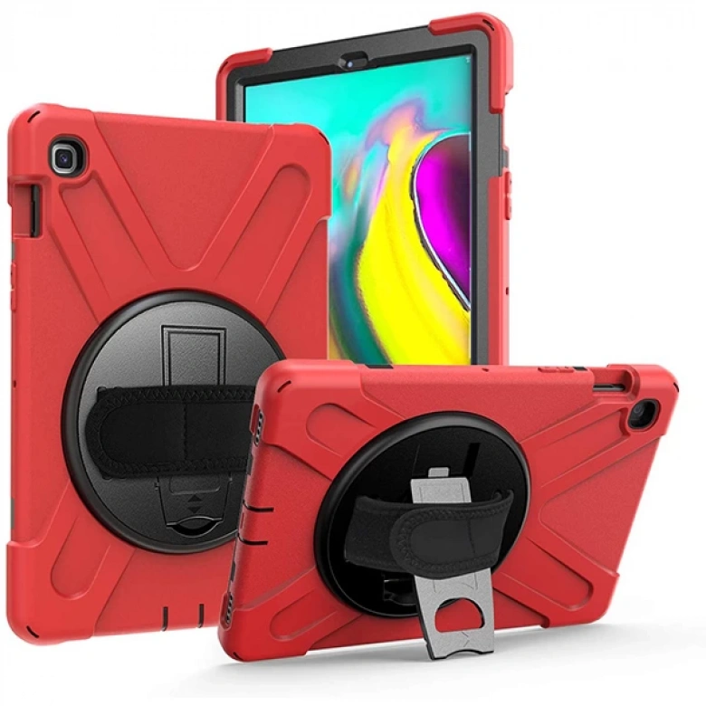 Ally Galaxy Tab S5e SM-T720 T725 Shockproof 3 Katmanlı Standlı Zırh Kılıf