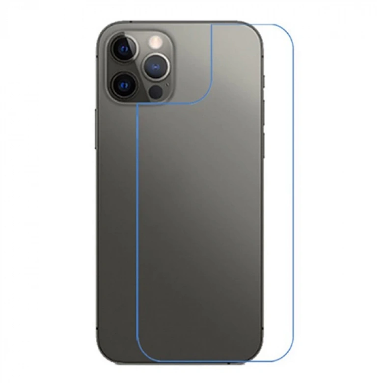 Ally İPhone 12-12 Pro 6.1 İnch Tempered Arka Kırılmaz Cam Koruyucu