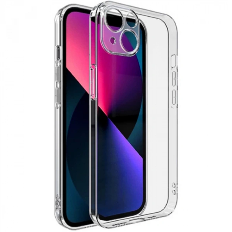 Ally iPhone 13 Mini 5.4inç Kılıf Kamera Korumalı Ultra İnce Şeffaf Silikon Kılıf