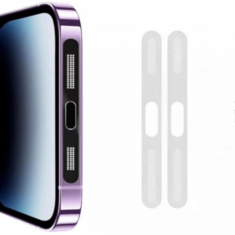 Ally iPhone 14 Pro Max  İçin Anti-Dust Toz Ve Kir Önleyici Sticker 2 Adet Set
