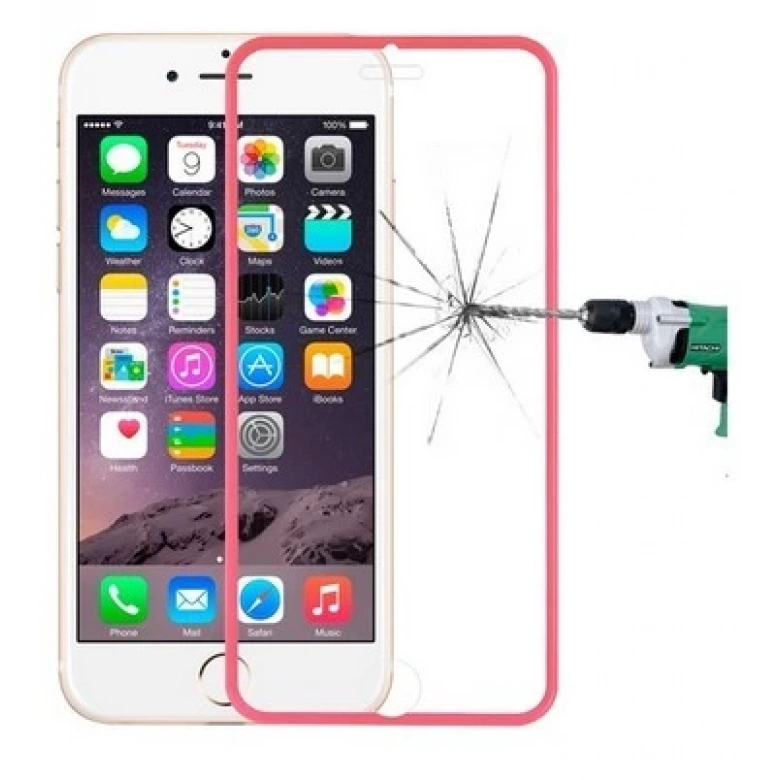 Ally İphone 6 Plus Tempered On Cam Ekran Koruyucu Full Koruma Renkli