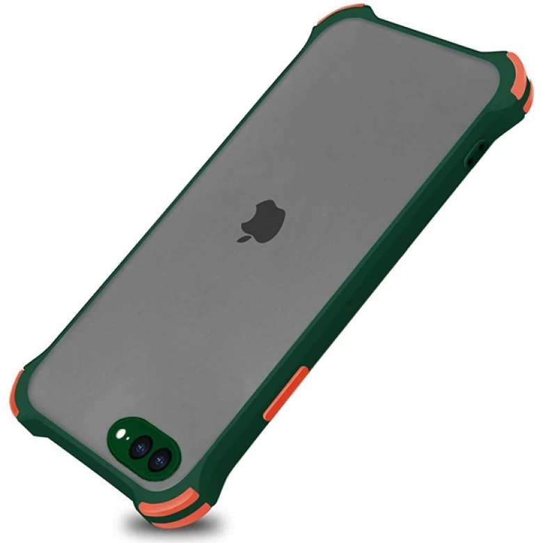 Ally İPhone 8-7 Plus Shockproof Kamera Koruma Darbe Emici Silikon Kılıf