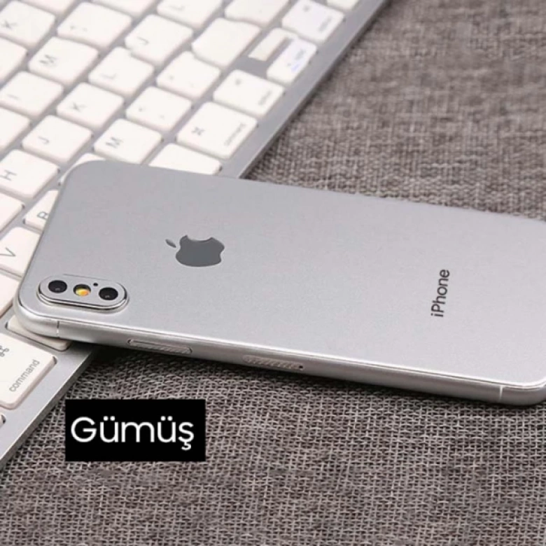 Ally İPhone X XS 360 Kaplama Renkli Sticker