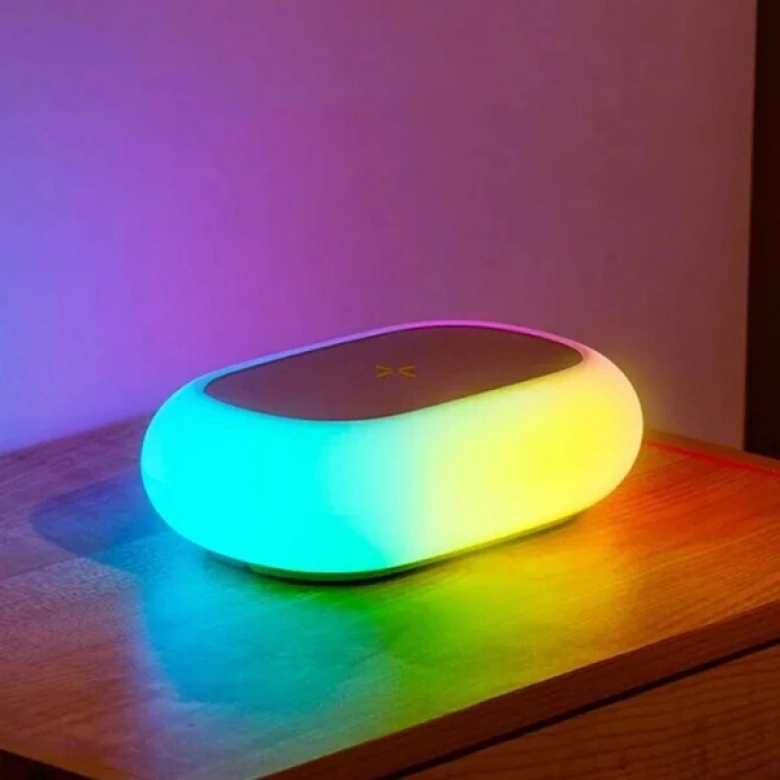 ALLY K31 Kablosuz Şarj Cihazı RGB Gece Lambası