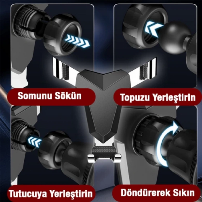 Ally L606C Araç İçi Havalandırma Telefon Tutucu