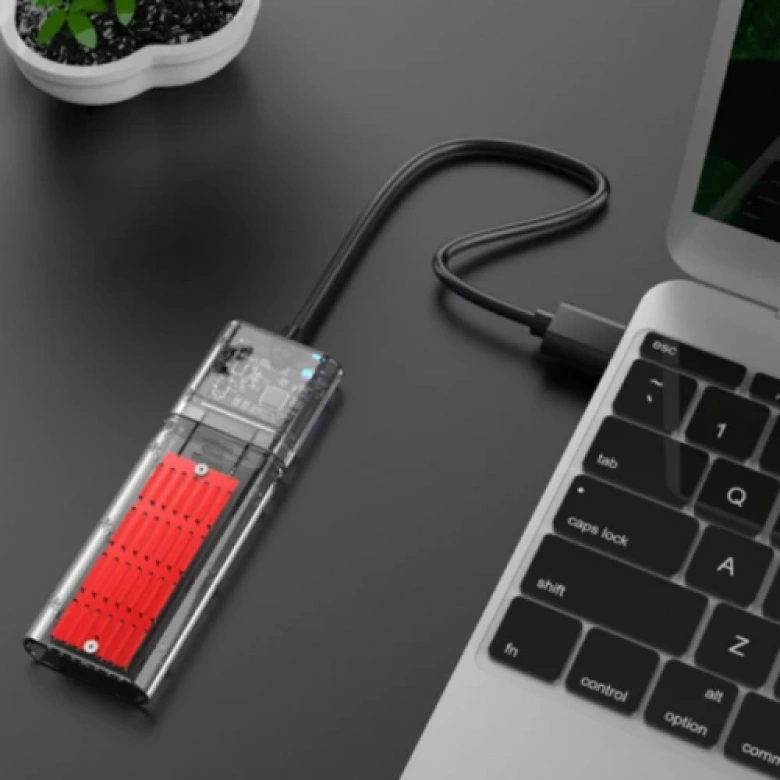 ALLY M.2 Sata USB 3.0 Gen1 SSD Harddisk Kutusu M.2 NGFF- JMS578 Kapaklı