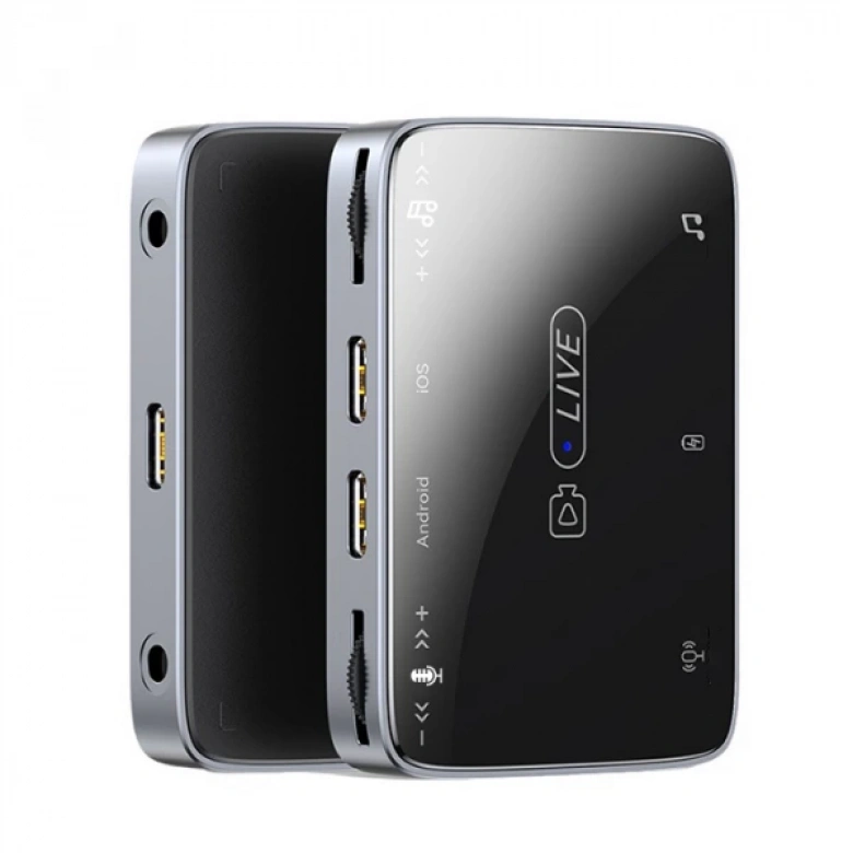 ALLY MH-319 Type-c 2 İN 1 Canlı Yayın İçin Dönüştürücü Live Converter