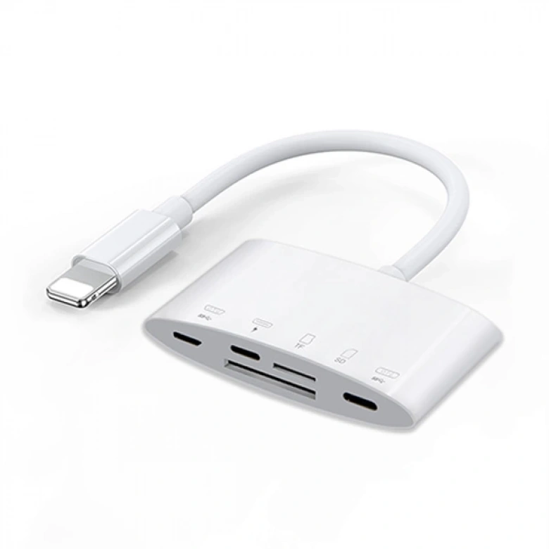 Ally NK-1040+Plus İPhone Lightning To SD-TF Card Usb Kamera Adaptörü