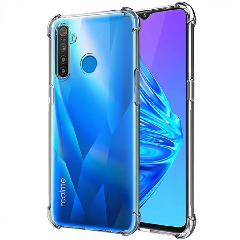 ALLY Oppo Realme 5i Anti-Drop Silikon Kılıf Shockproof Kılıf