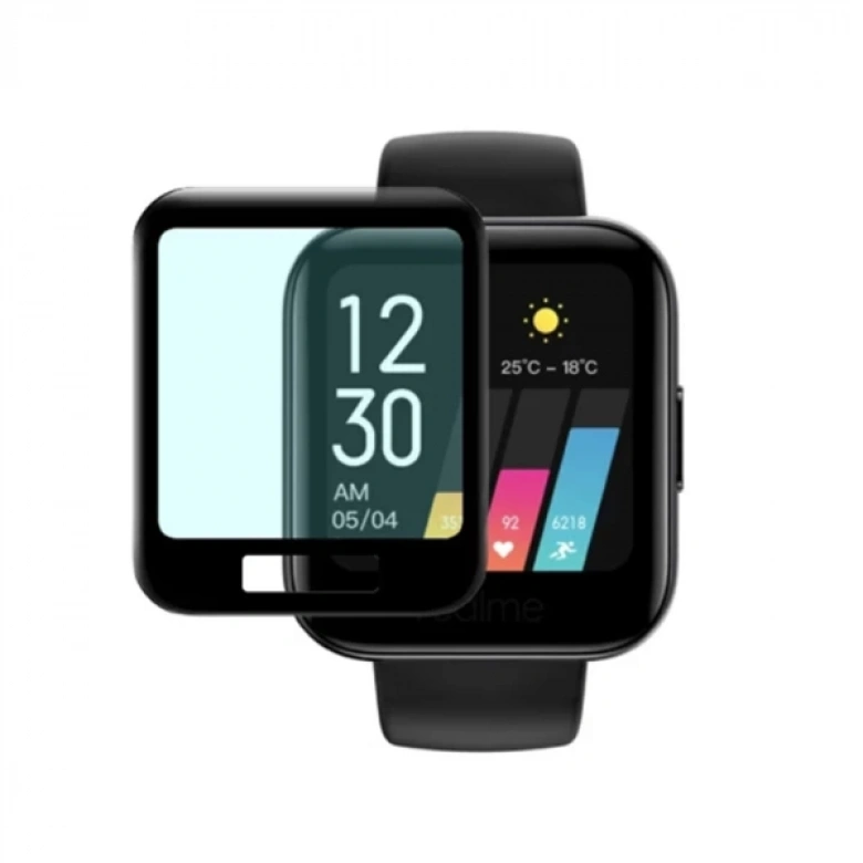 Ally OPPO Realme Watch 3D Full Kaplama Ekran Koruyucu PET+PMMA