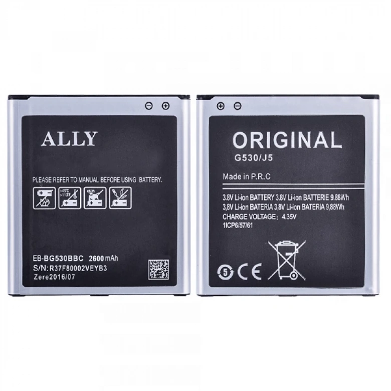 Ally Samsung Eb-Bg530bbc Galaxy J5 J500,G530,J3, J2 Pro J250 İçin Pil Batarya