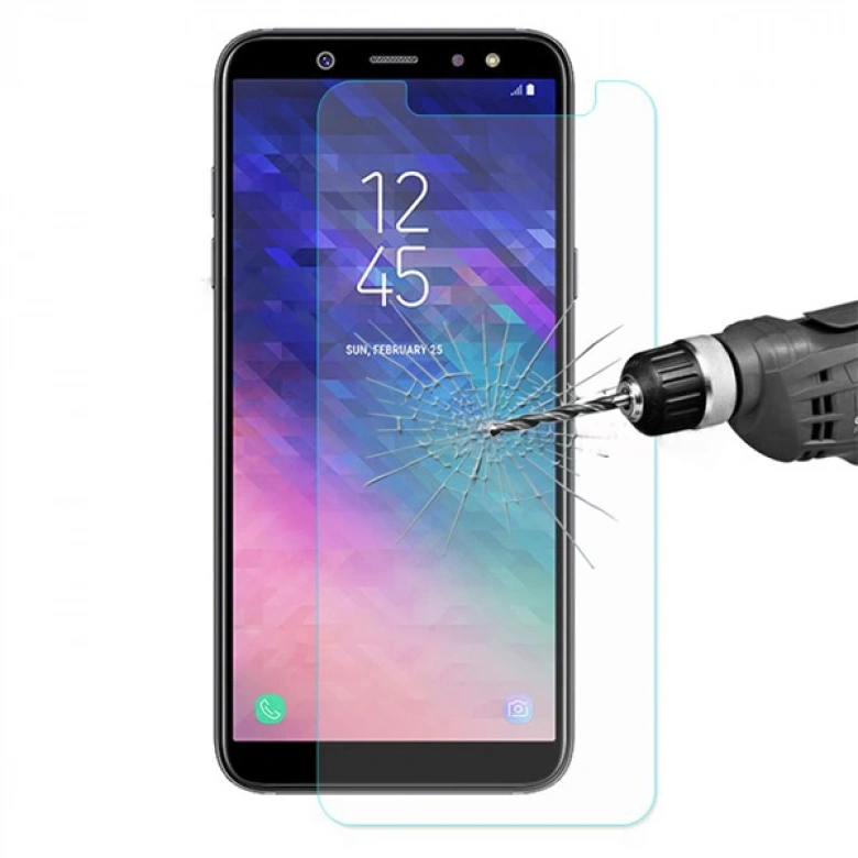 Ally Samsung Galaxy A6+ Plus İçin Kırılmaz Cam Ekran Koruyucu