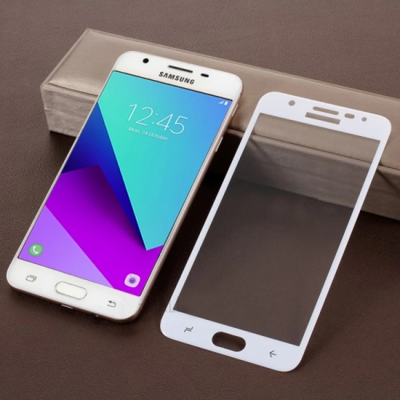 Ally Samsung Galaxy J7 Prime,2 2018 İçin Full Kaplama Kırılmaz Cam Ekran Koruyucu