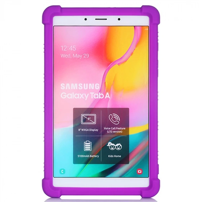 Ally SM Galaxy Tab A 8.0 (2019) T290-T295 Kılıf Standlı Silikon Kılıf