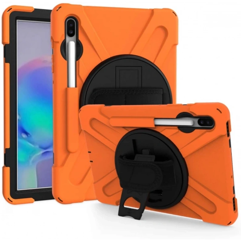 Ally Sm Galaxy Tab S6 10.5 T860 Shockproof 3 Katmanlı Standlı Zırh Kılıf Kalem Yerli